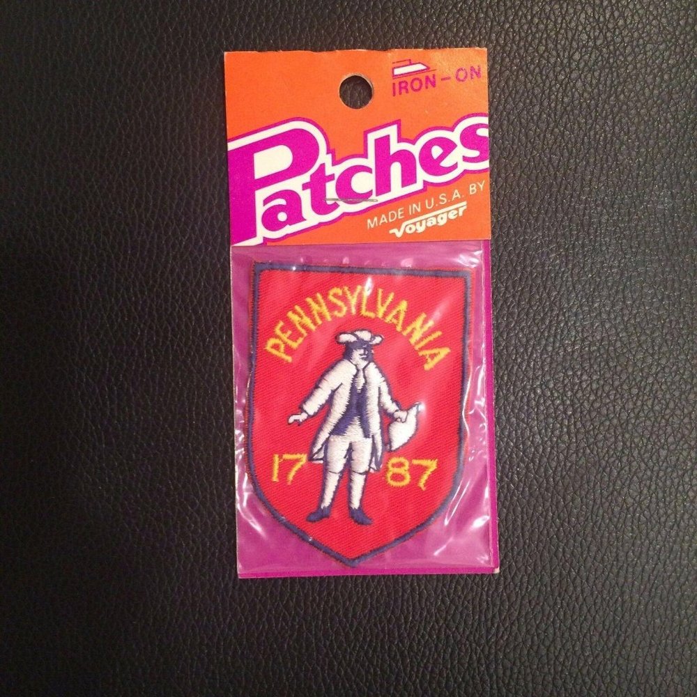 VINTAGE PATCH NEW IN PACKAGE PENNSYLVANIA 1787